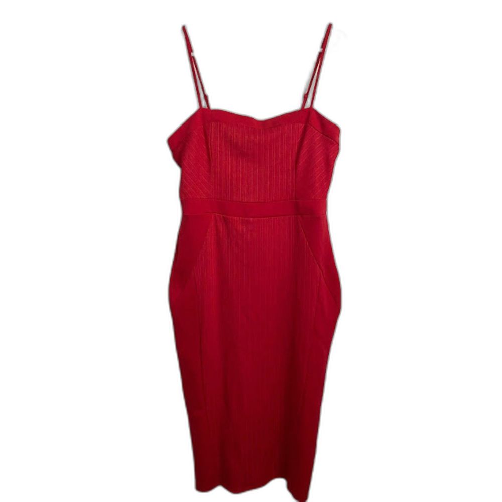 NWT ASOS Bodycon Spaghetti Strap Midi Dress 10